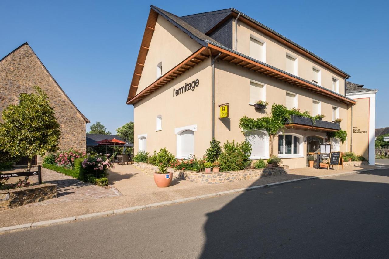 Logis L'Ermitage Hotel & Restaurant Saulges Eksteriør bilde